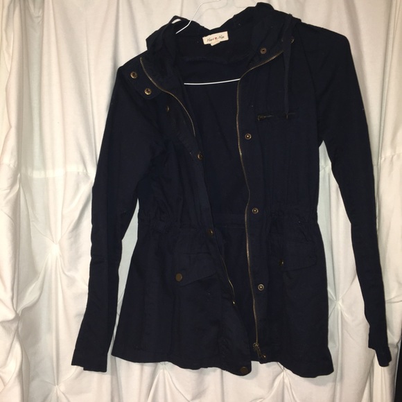 navy blue utility jacket